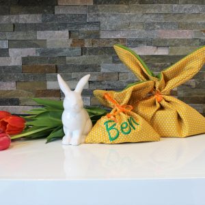 Hasensäckchen gelb/grün