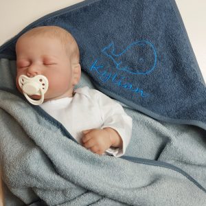 Kaputzenhandtuch Wal