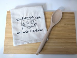 Geschirrtuch Wohnwagen