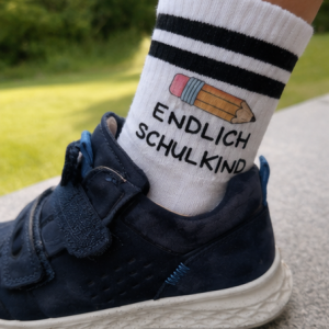 Socken Endlich Schulkind