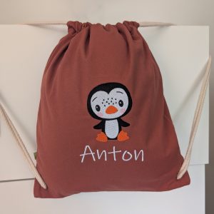 Turnbeutel Pinguin