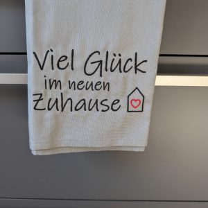 Hausmotiv mit Wunschtext